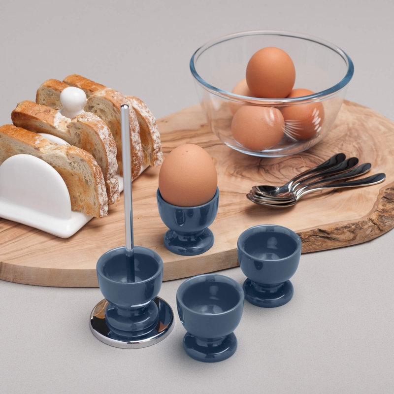 Melamine Stacking Egg Cup Set, Provence Blue