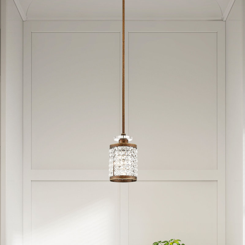 Belisle 1 - Light Cylinder Pendant, Palacial Bronze
