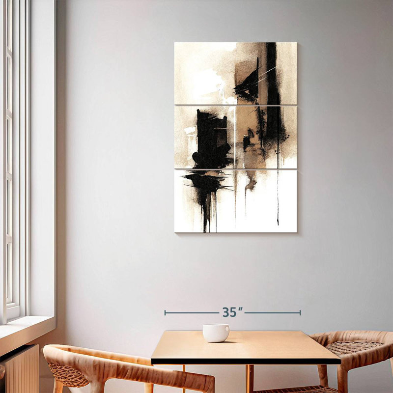 Avery Warm Smudges I, 57" H x 36" W