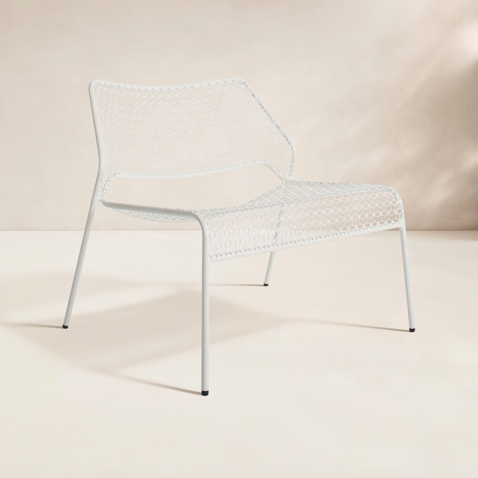 Hot Mesh Patio Lounge Chair, Off White