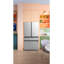 Café ENERGY STAR 23.2 Cu. Ft. Smart Counter-Depth 4-Door French-Door Refrigerator In Platinum Glass With Dual-Dispense Autofill Pitcher