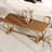 Nordic minimalist solid wood rectangular dining table-68247959