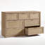 134 cm W Chest of 7 Drawers-1894821328