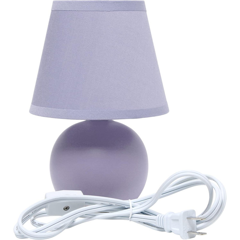  Lampe de chevet Nauru 8,66 pouces, Mauve