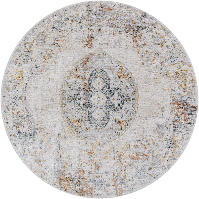 Dier Oriental Indoor Rug, Round 5'3"