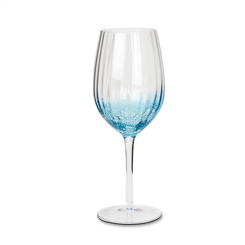 Optic Bubble Stemmed Red Wine Goblet
