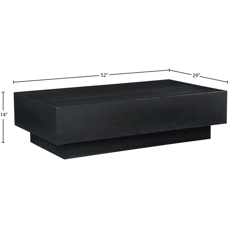 Table basse Aguilar, Noir