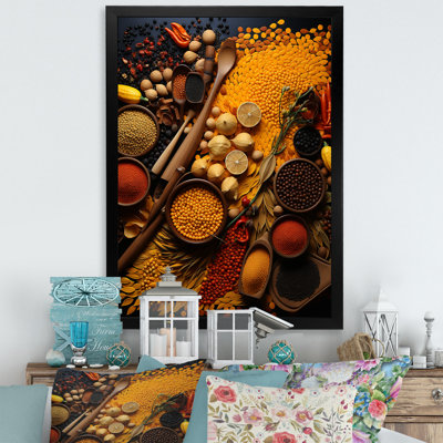 Oriental Spices Food V - Épices, art mural