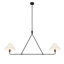 Lustre linéaire à 2 lumières de style bougie-646085536