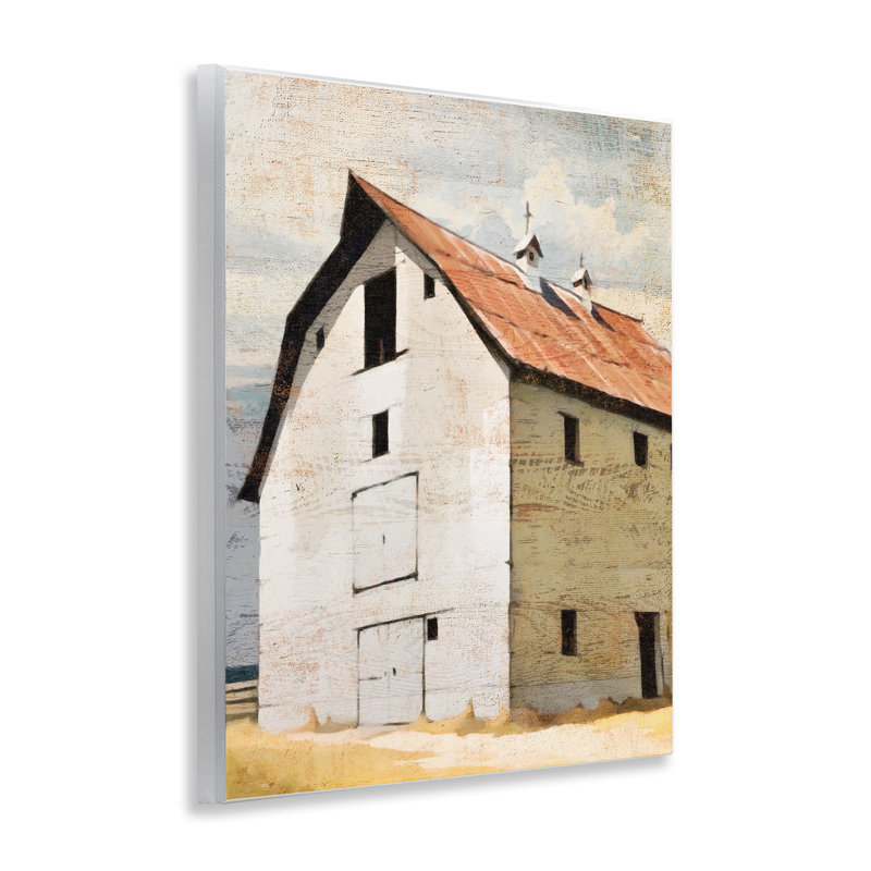 Rustic Big Barn Red Wall Plaque, design by Susan Jill