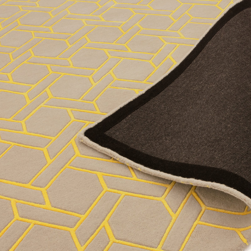 Geometric Hand Woven Area Rug, Rectangle 120 x 170cm
