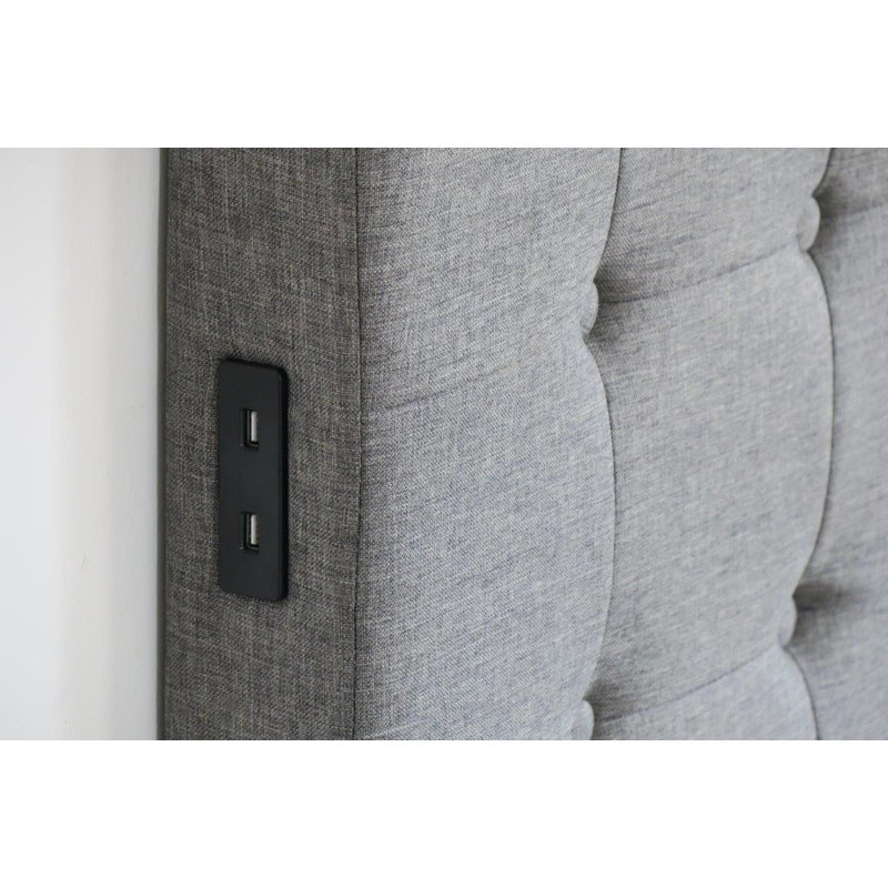 Florin Upholstered Bed Frame, Single (3')