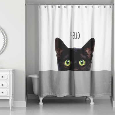 Rideau de douche simple Cats Collection
