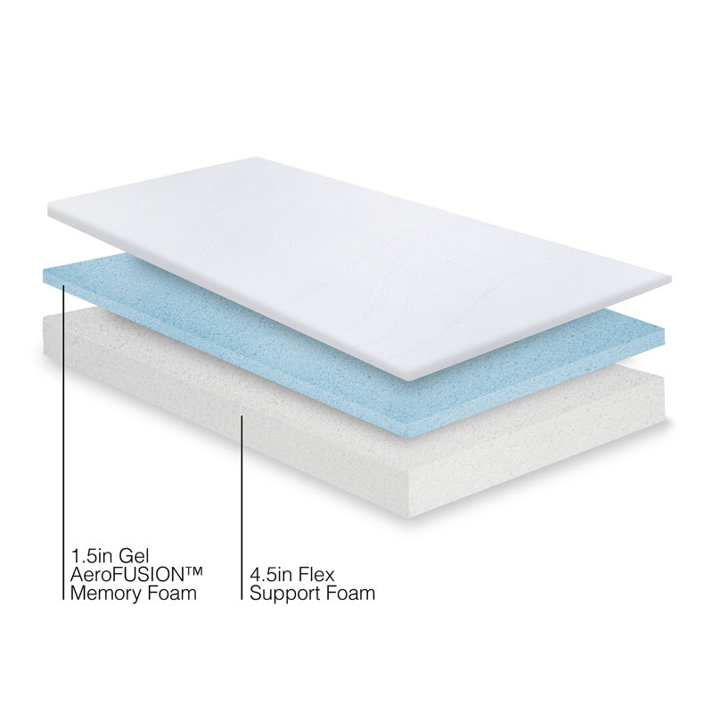 Snooze Support Memory Foam Mattress, Queen, 6