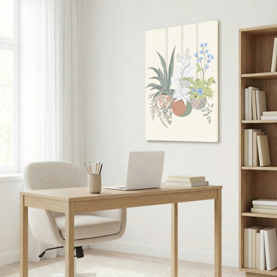 «Botanical Garden», ensemble de 1 reproduction d'art sur toile tendue sur toile