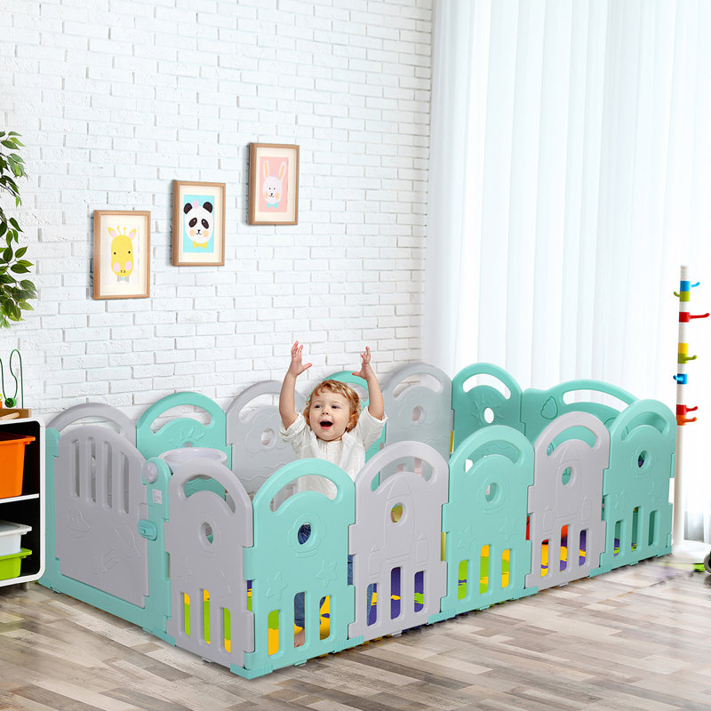 Barrière de sécurité pour enfants, Vert