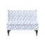Red from Scalamandre Crafted by Cloth & Company Concord Settee in Pattern-89128639