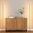 Adjustable Height Dimmable LED Corner Floor Lamp with Remote Control-390656150-401974190