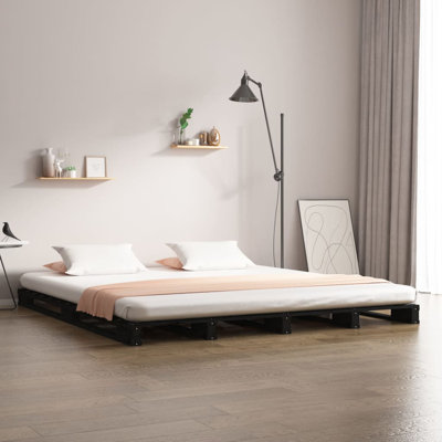 Pallet Bed Solid Wood