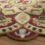 Novelty Floral Area Rug In Ivory / Blue-1985899143-1952079625