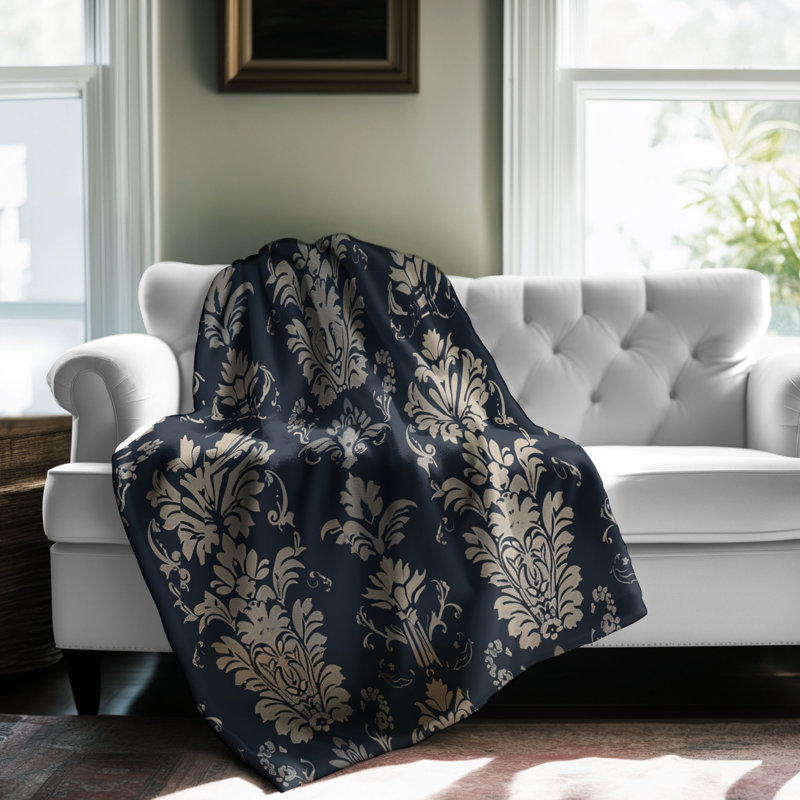 Classic Elegance - Couverture sherpa de qualité supérieure 1 pièce, Grand lit