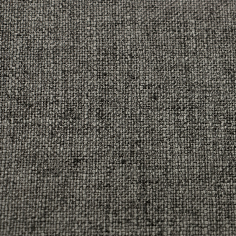 20'' H Upholstered Dining Chair, Zuma Charcoal Textured Linen, Ancient Stewart Red