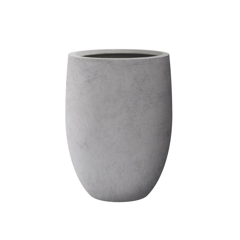 Pot à fleurs en béton Gethsemane, H 21,7 po x l 17 po x P 17 po, Begie