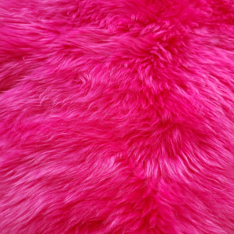 Solid Colour Sheepskin Shag 60cm X 180cm Area Rug