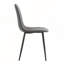 Ensemble de six chaises de salle à manger confortables en lin et coton-1889761761