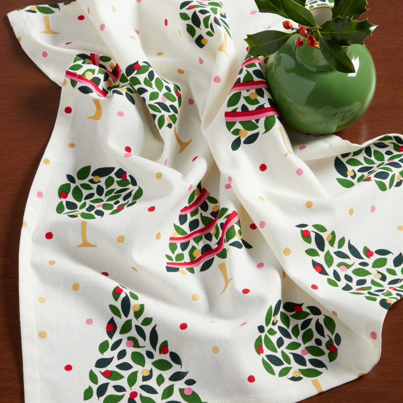 Kate Spade New York Confetti Cloth Napkins, 100% Cotton with Metallic Print