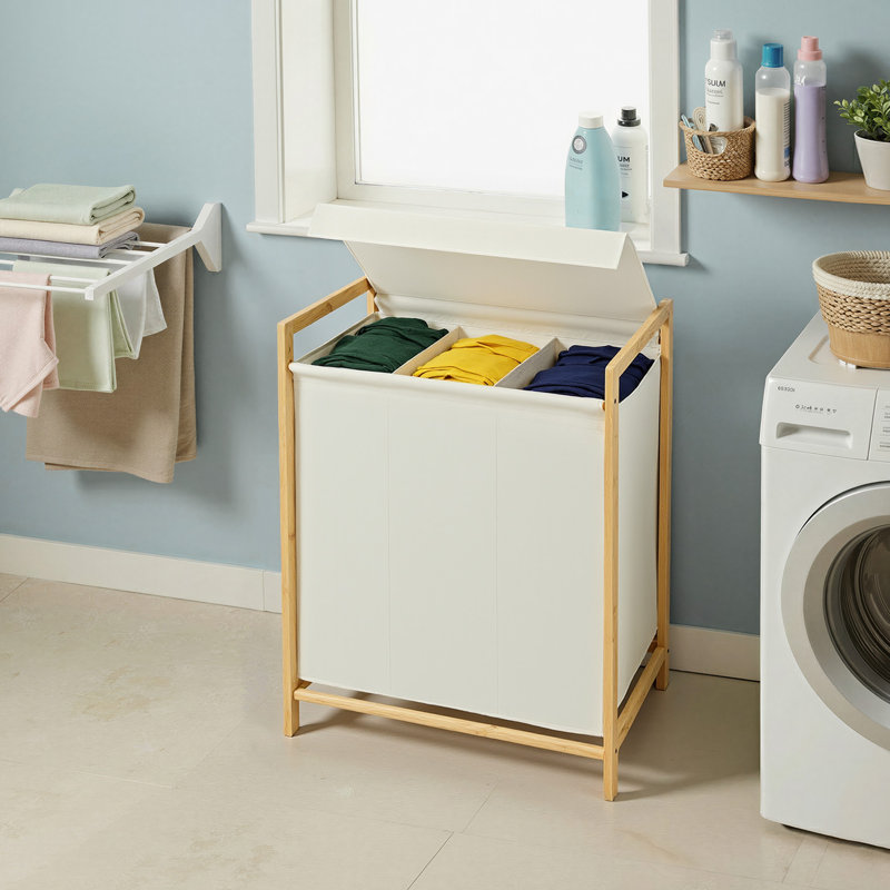 Bamboo Laundry Basket with Handles