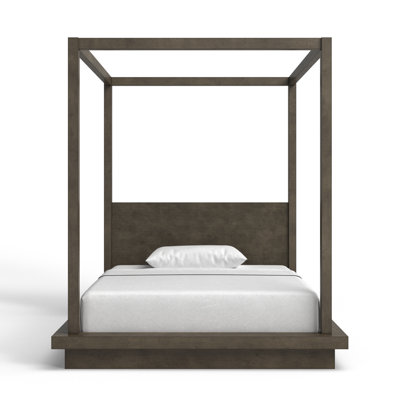 Joss & Main Brooks Solid Wood Canopy Bed & Reviews | Wayfair