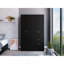 Armoire Alpes, chambre, noir / blanc