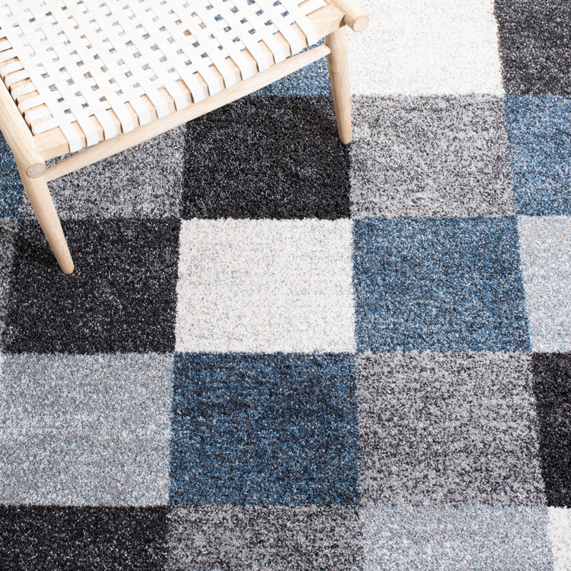 Estreya 500 Performance Geometric Rug, Runner 2'2" x 8'