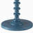 Blue circular wooden side table-846018574