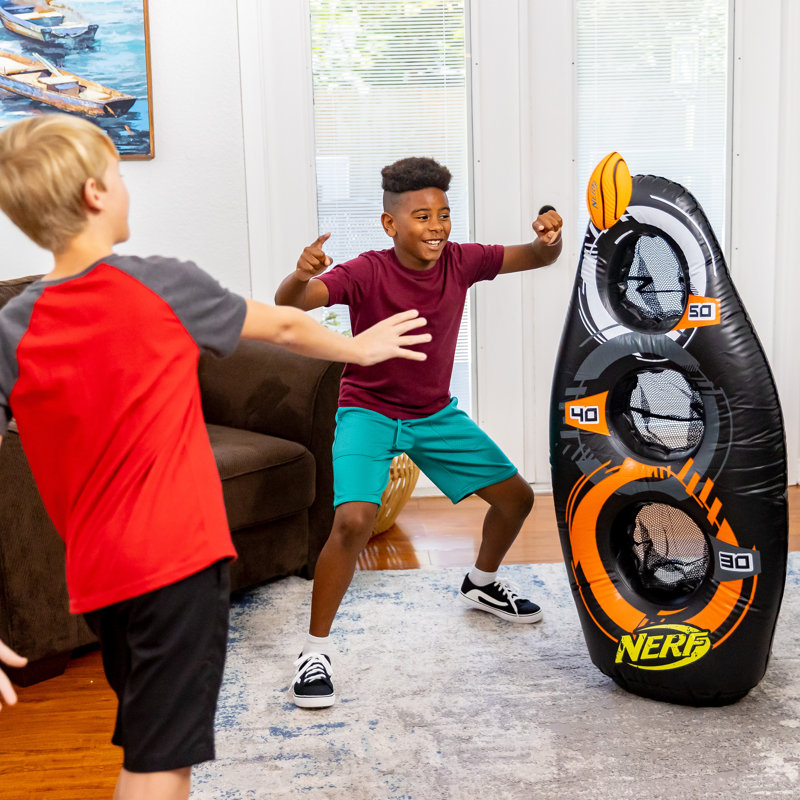 Ensemble de jeu de cible gonflable NERF - Proshot Kids Football + Blaster