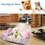 Lit pour chien pour petits chiens - Lit mignon pour chien léopard rose, chat ...