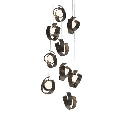 Riza 9 - Light Cluster Geometric Pendant