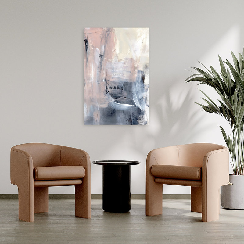 Art contemporain, art contemporain abstrait, H 36 po x l 24 po