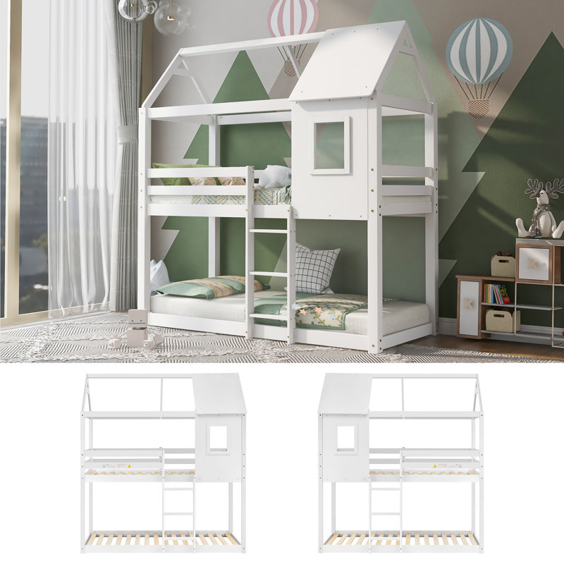Games Single (3') Bed, White