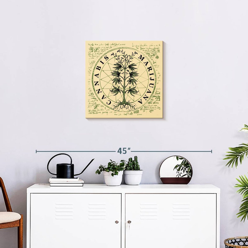 Harnek Legalize Marijuana, 20" H x 20" W