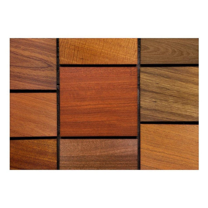 Murale en bois Jamesie, L 110 po x l 157 po