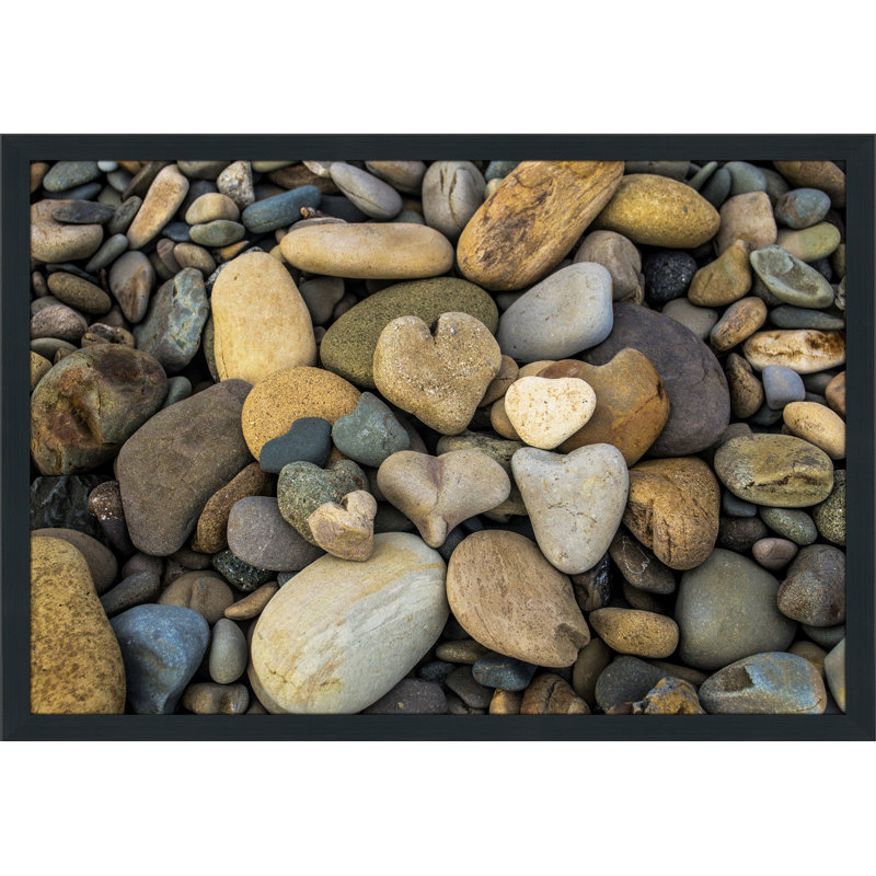 « water pierres 13 », reproduction de photo encadrée, H 27,5 po x l 39,5 po x P 0,75 po