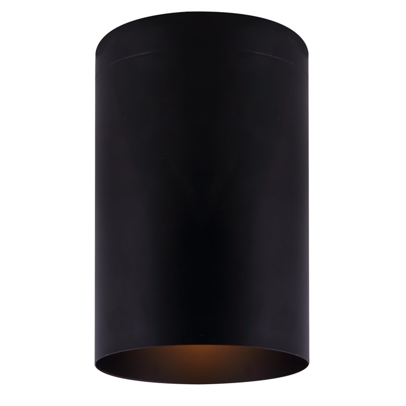 Plafonnier encastré 7 lumières H 1 po Mamane, Noir