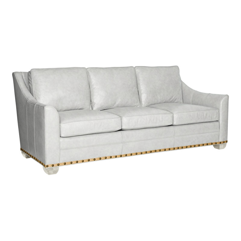 Canapé-lit Nicholas, Cuir véritable cassonade Gatsby, Wrenn, Oui