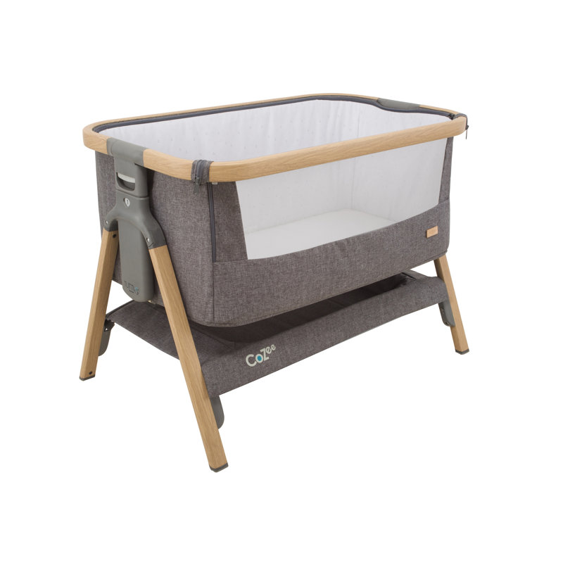 Tutti Bambini CoZee Bedside Crib, Charcoal