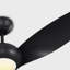 Ventilateur de plafond intérieur Terhune avec tige filetée, pales en ABS noir minuit et télécommande portable-1024846528-1024846531