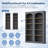 72" Tall Bookcase (Set of 2)-1553221575
