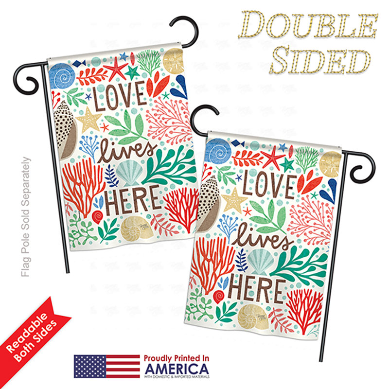 Double Sided Polyester Garden Flag, 13" H x 18.5" W