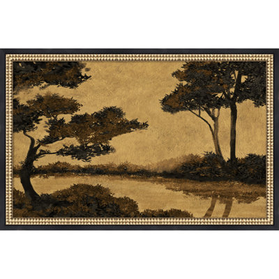 Woodland Pond by Dan Hobday Framed Canvas Wall Art